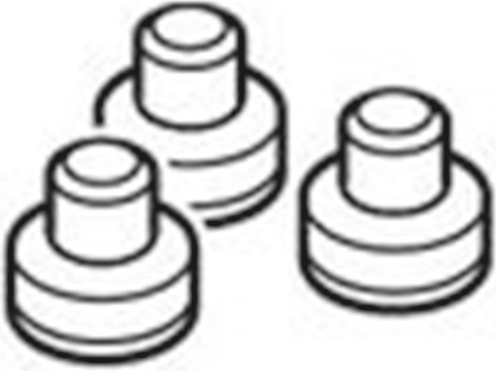 Immagine prodotto Silit Tappi di protezione in gomma 3-pack (1.75 cm, Materiale sintetico)