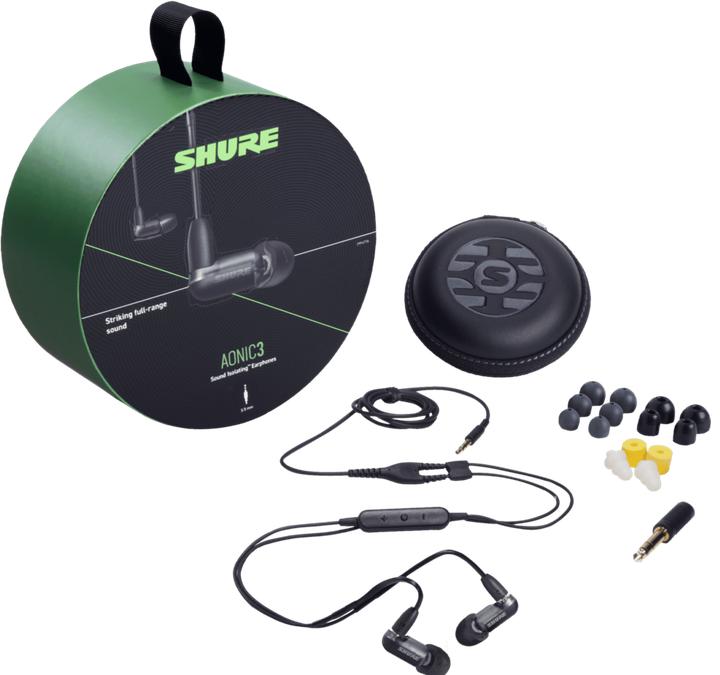 Actual product image Shure Aonic 3 (No noise cancellation, Cable)