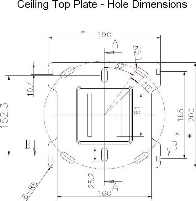 Actual product image Multibrackets M Ceiling Mount Pro MBC1USD