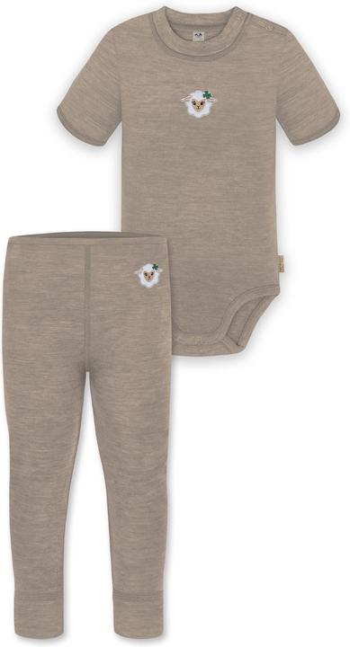 Produktbild Normani Baby Merino Kurzarmbody „Tihoi" und Hose „Tutira" - 9613 (74)