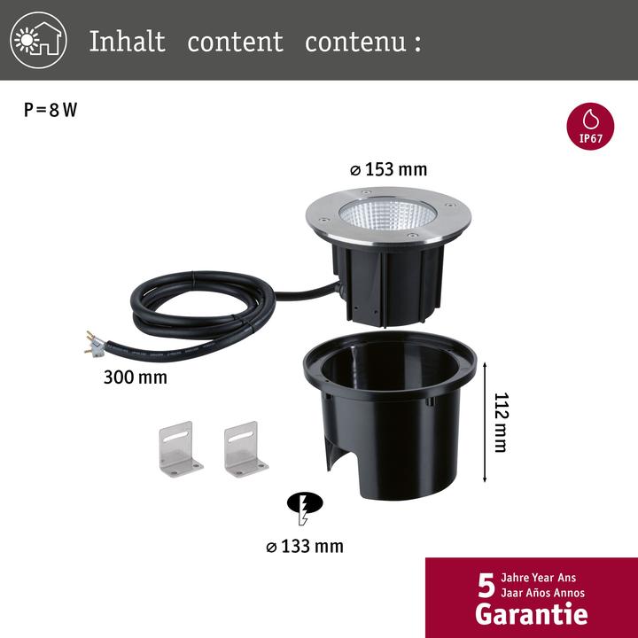 Productafbeelding Paulmann Lampen Durea 140 (850 lm, IP67)
