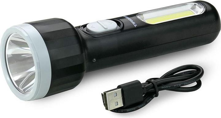 Actual product image Tiross Torch TS-1856 rechargeable torch (15 cm, 180 lm)