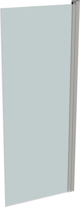 Actual product image Hüppe Design pure 4-corner movable side panel for swing door, width:75cm height:190cm, mounting left & (200 cm, 75 cm, 190 cm)
