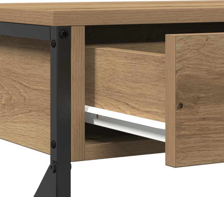 Image du produit vidaXL Artisan table d'appoint en chêne (100 x 28 x 75 cm)
