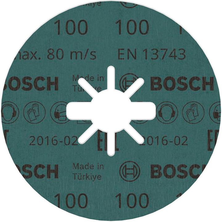 Image du produit Bosch Professional Zubehör PRO R574 Disque fibre X-Lock, 115 mm, G100 (100)