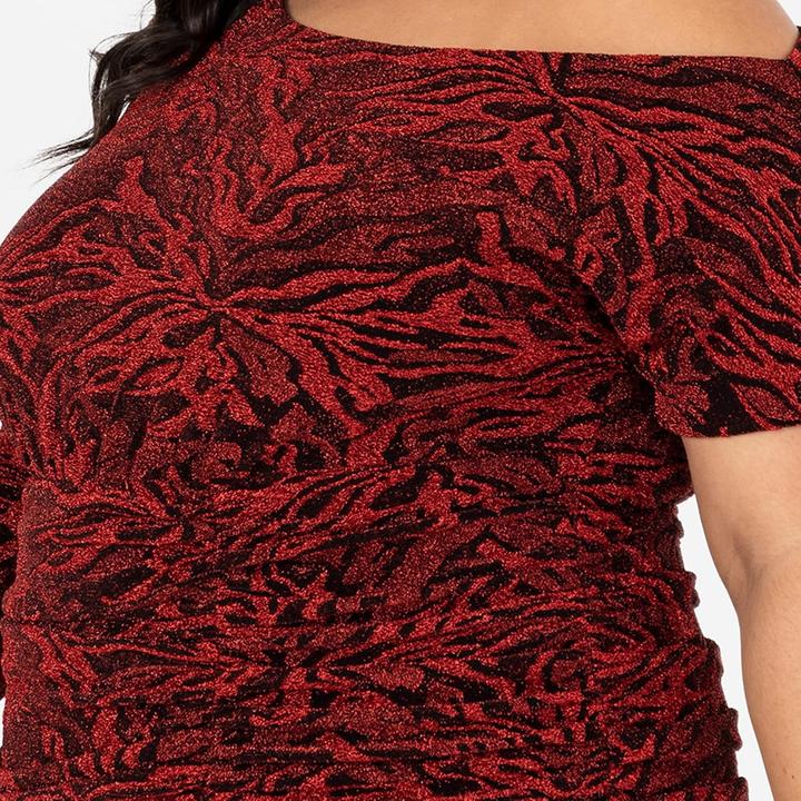 Produktbild Lovedrobe Spaltkleid mit asymmetrischen Ärmeln (52)