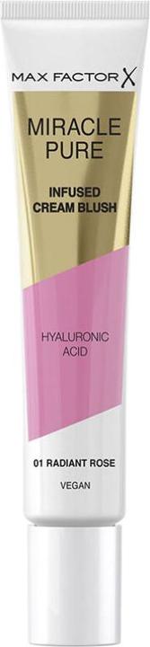 Actual product image Max Factor Miracle Pure Infused Cream Blush (01 Radiant Rose)