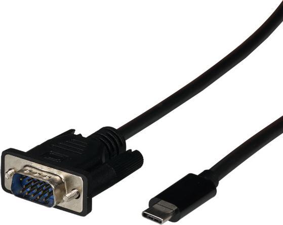 Productafbeelding EFB Elektronik USB 3.2 VGA-adapterkabel, Type-C stekker (2 m)