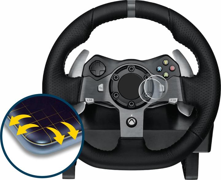 Produktbild BROTECT Fullscreen für Logitech G920 Driving Force Gaming Rennlenkrad Schutzfolie Displayschutz Folie Matt