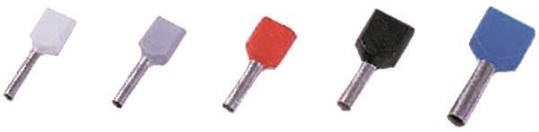 Actual product image Intercable Twin ICIAE07510Z ferrule 2x0,75qmm 10mm grey