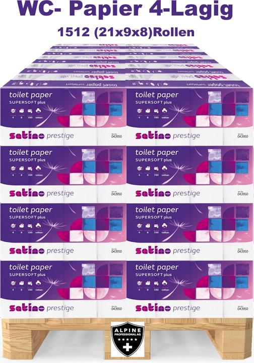 Actual product image Satino by Wepa Toilet paper 4-ply (72 pcs.)