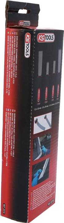 Actual product image KS Tools STAINLESS STEEL Chisel scraper set, 4 pcs