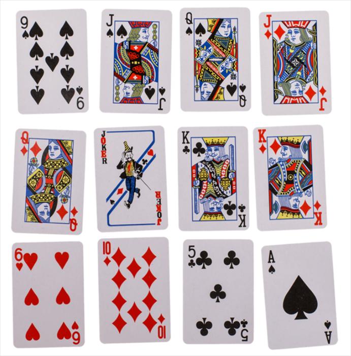 Produktbild Out of the blue Ootb - Mini-Spielkarten, Poker, ca. 6 x 4 cm, 54 Karten