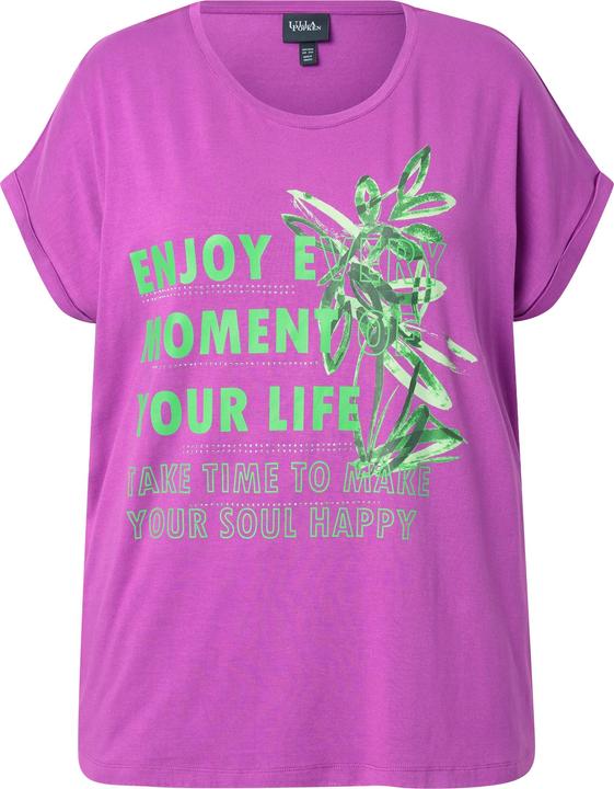 Produktbild Ulla Popken T-Shirt, bedruckt, Oversized, Rundhals, Halbarm (58)
