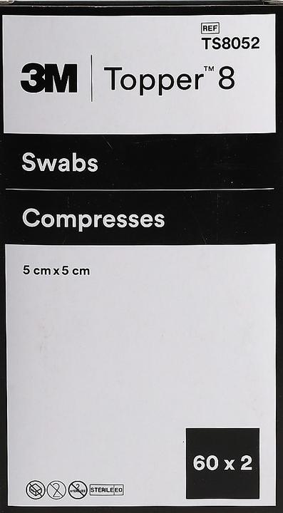 Actual product image Topper NW Compresses 5x5cm sterile