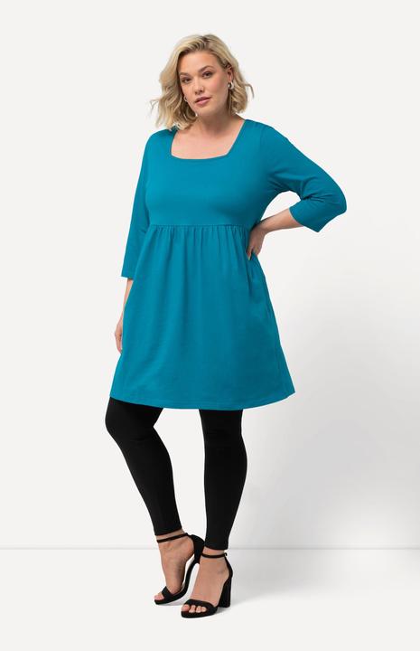 Produktbild Ulla Popken Longshirt, A-Linie, Carree-Ausschnitt, 3/4-Arm (50, 52)