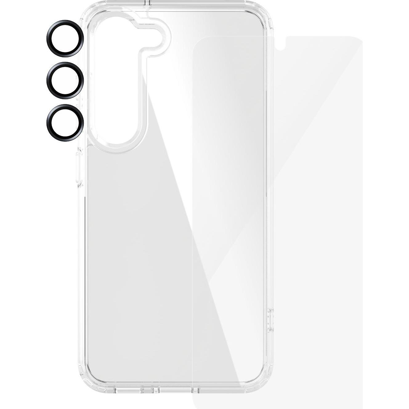Thumbnail - PanzerGlass Bundle Ultra Wide FIt Glass + Case + Lens (1 Stück, Samsung Galaxy S24), Smartphone Schutzfolie, Transparent