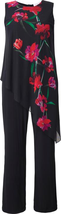 Produktbild Miamoda Jumpsuit, ärmellos, Mesh-Top mit Blüten (58)