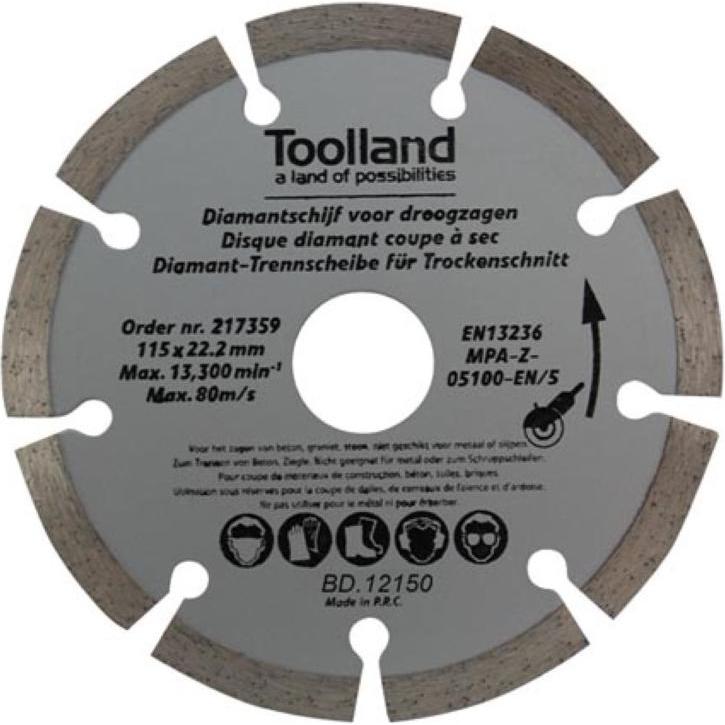 Velleman, Sägeblatt, DIAMANT-TRENNSCHEIBEN-SET - 150 mm - SEGMENTIERT - 2-tlg.