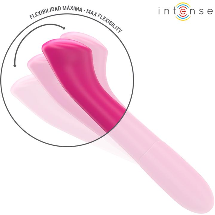 Productafbeelding Intense Paty Vibrator 19 cm Flexibel 10 Vibraties Model 2 Roze