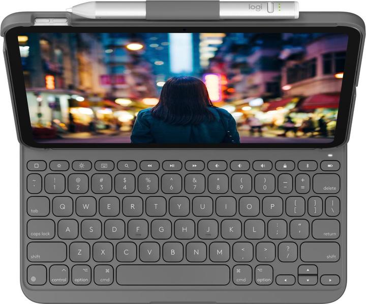 Actual product image Logitech Slim Folio (Germany, Apple iPad 2022 (10th Gen))