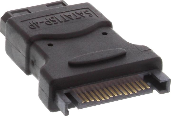 Produktbild InLine 4-Pol Molex Stromadapter an SATA-Strom (15 pin S-ATA, 4 pin Molex)