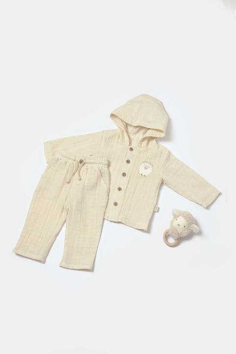 Immagine prodotto BabyCosy Set giacca e pantaloni con cappuccio (68)