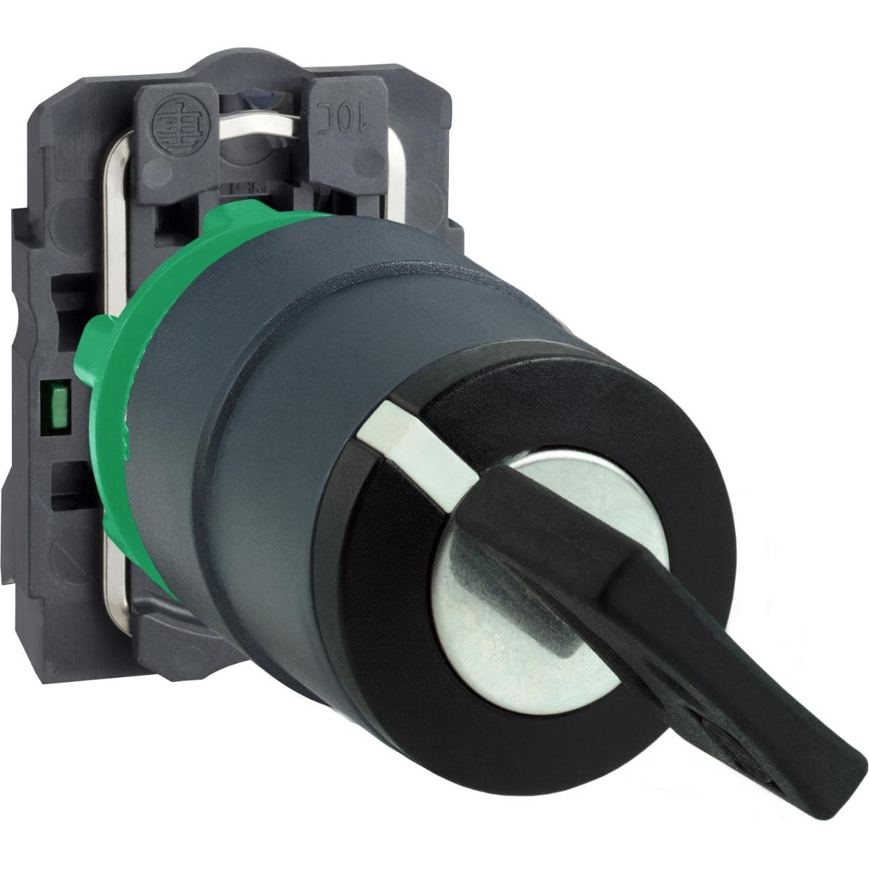 Schneider Electric Wahlschalter XB5AG41, Taster + Schalter, Schwarz