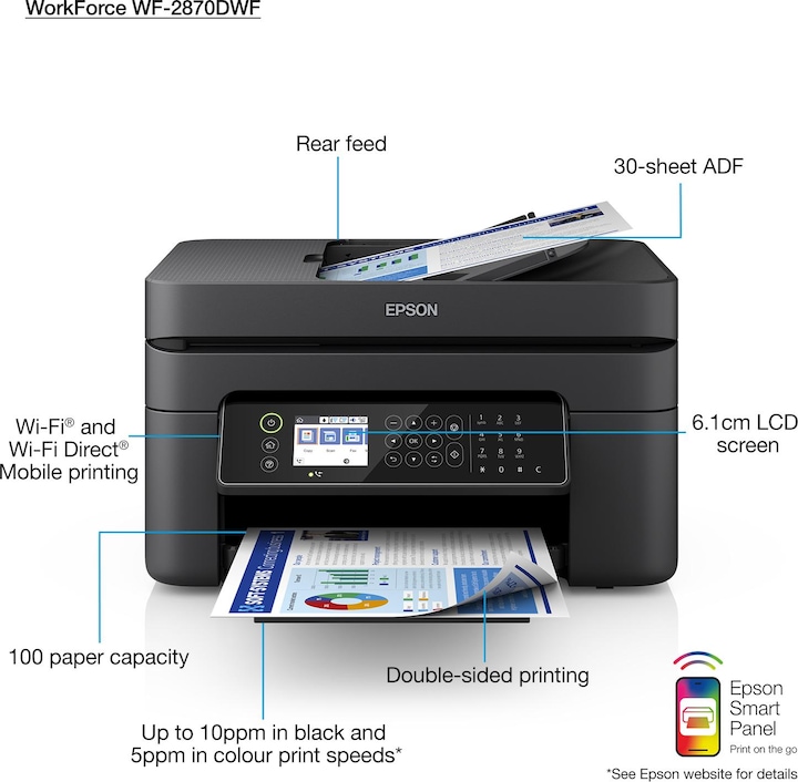Epson WorkForce WF-2870DWF (Tintenpatrone, Farbe)