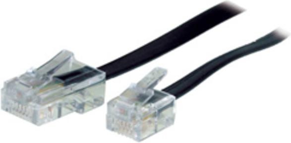 Produktbild Dönges Anschlusskabel RJ11/RJ45, 3 m, schwarz (3 m)