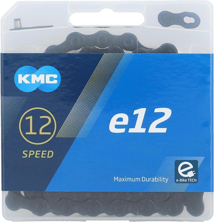Actual product image KMC e12 - Black Tech (12-speed)