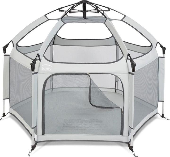 Actual product image Tenty Mobile playpen set incl. mattress & sun canopy (150 cm, 150 cm)