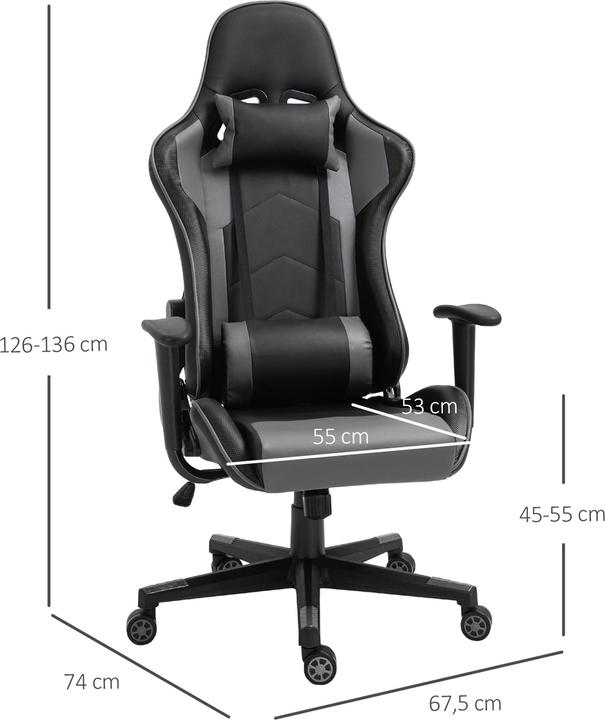 Produktbild Vinsetto Gamingstuhl ergonomisch