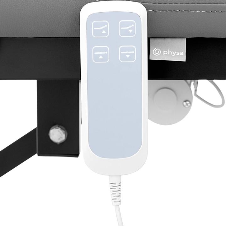 Produktbild Physa Massageliege elektrisch Therapieliege Massagetisch 200 kg Schwarz/Grau