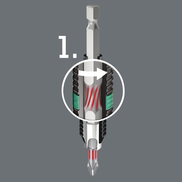 Image du produit Wera 840/1 BTZ Hex-Plus 4,0 x 25 mm (Six pans creux 4 mm)