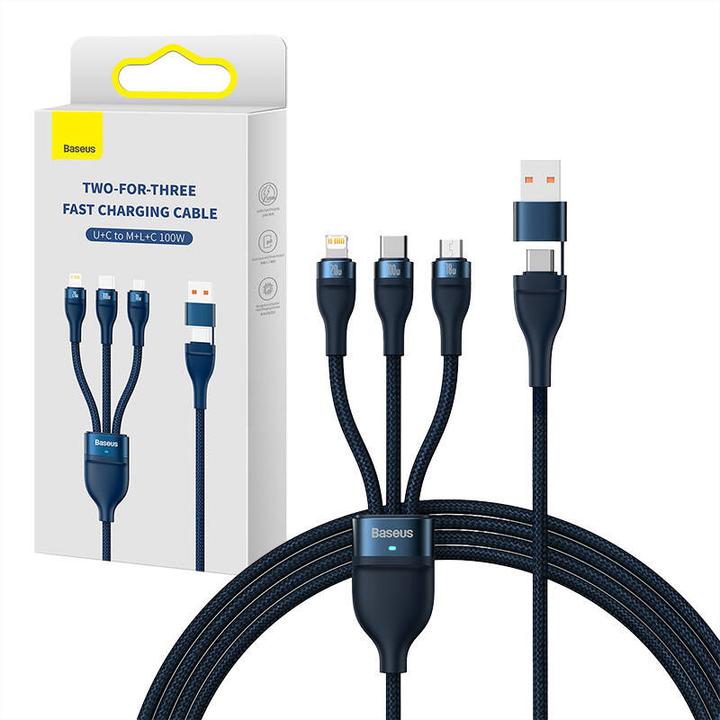 Produktbild Baseus Flash Series II (1.20 m, USB 3.2 Gen 1, 100 W)