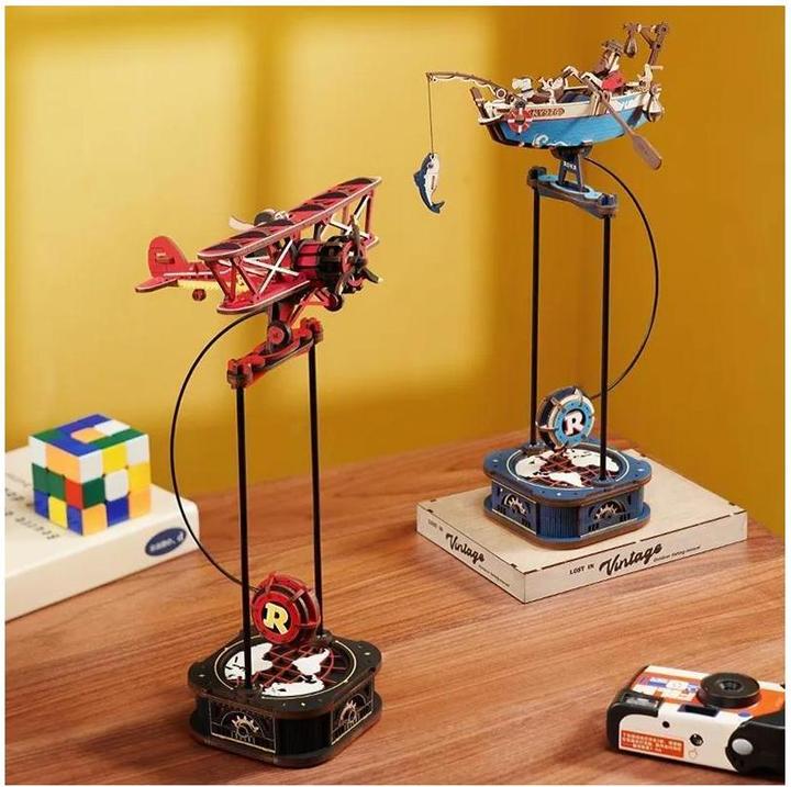 Image du produit Rokr Sky Captain Balance Pendel - 3D Holzbausatz
