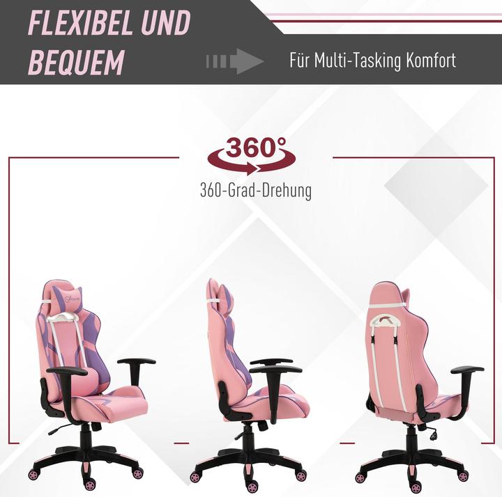 Produktbild Vinsetto Gamingstuhl ergonomisch