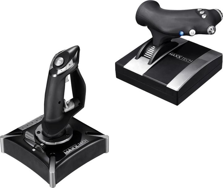 Produktbild Maxx Tech Pro Flight Combo - PS4 / PC/ XBOX/ (PS4, PC)