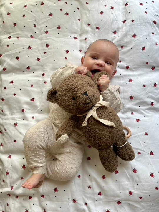 Productafbeelding Copenhagen Vanilla - Music Mobile - Plush Teddy - Wood (MUSP6024)