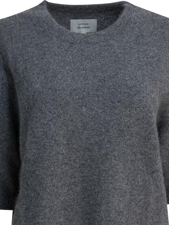 Produktbild Loulou de Saison "Raven" crewneck sweater in wool blend (S)