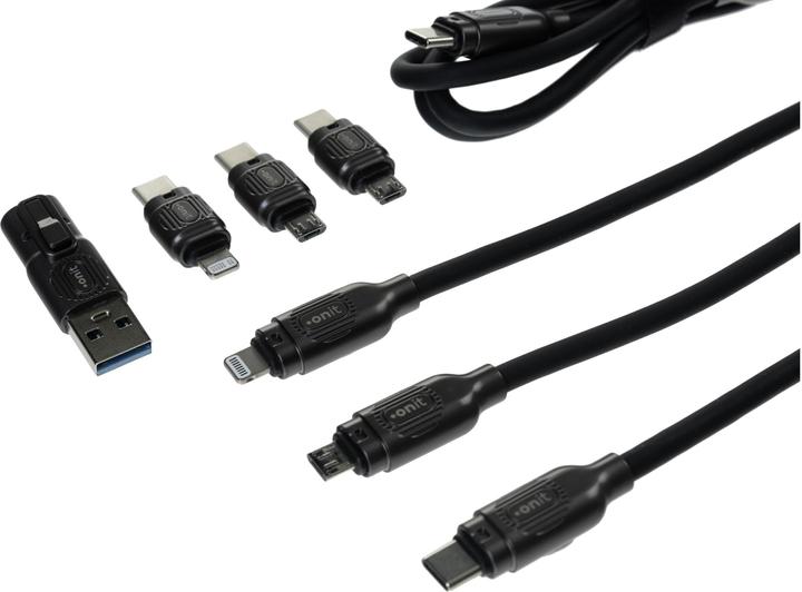Produktbild Onit USB-Kabel All-in-One Premium 240 W, 2.6 m (2.60 m, USB 3.2 Gen 2, 240 W)