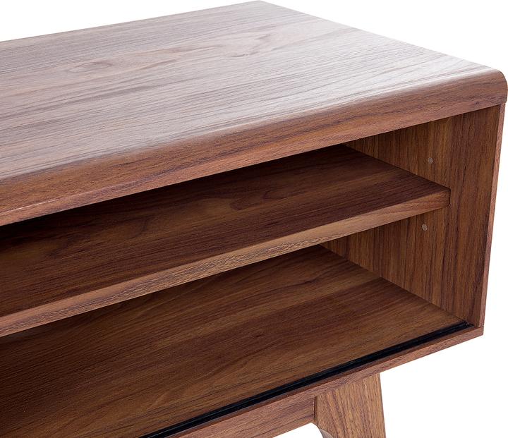 Actual product image Beliani Dark white Buffalo wood with ŠAFKA RTV (117 x 35 x 44 cm)