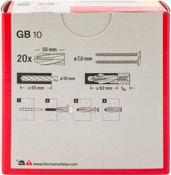 Produktbild Fischer Gasbetondübel GB 10