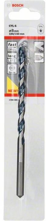 Actual product image Bosch Professional Zubehör Tungsten carbide concrete twist drills (8 mm)