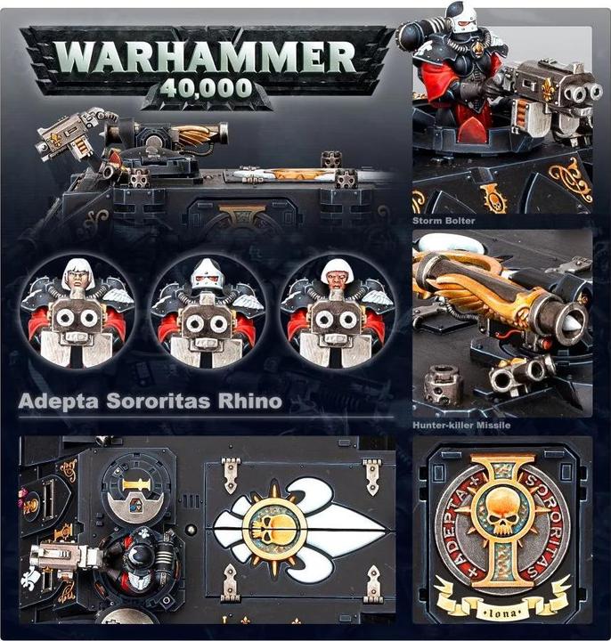 Actual product image Games Workshop Adepta Sororitas Rhino (Plastic)
