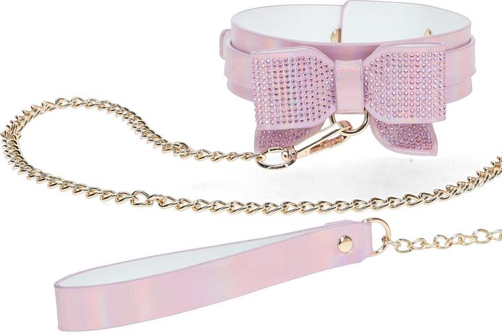 Actual product image Ouch! Paris Collection - Collar with Leash - Pink