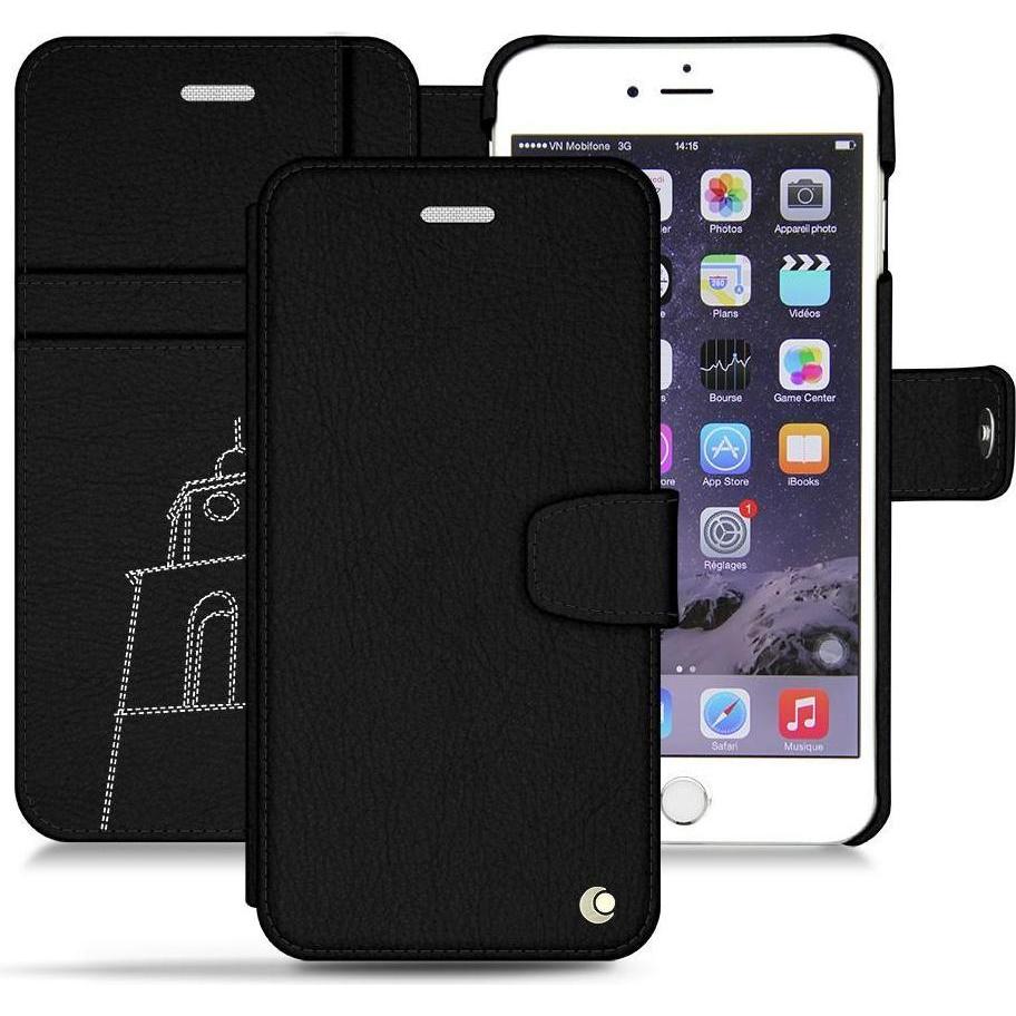 Noreve Lederschutzhülle Wallet (Apple iPhone 6s), Smartphone Hülle, Schwarz