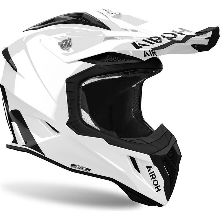Airoh, Casco da moto, Aviator Ace 2 Farbe Weiss Glanz Helm (L)