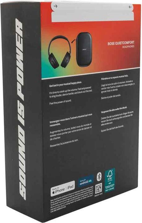 Actual product image Bose QuietComfort (ANC, 24 h, Wireless, Cable)